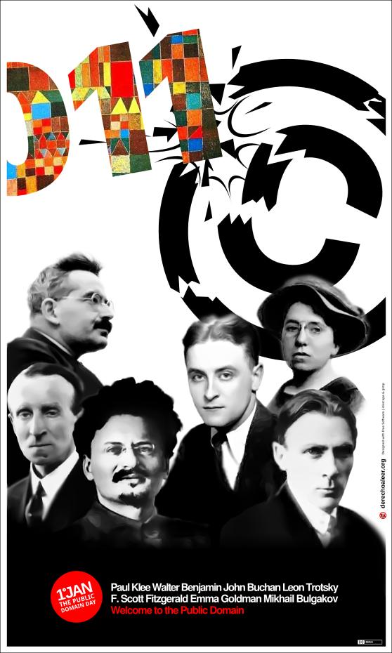 Public Domain Day | Paul Klee | Walter Benjamin | John Buchan | Leon Trotsky | F. Scott Fitzgerald | Emma Goldman | Mikhail Bulgakov | Wellcome to the Public Domain