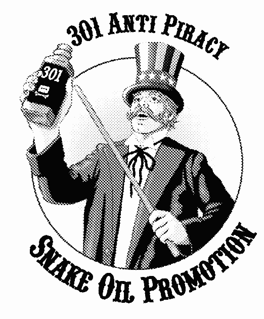 301 Anti Piracy Snake Oil