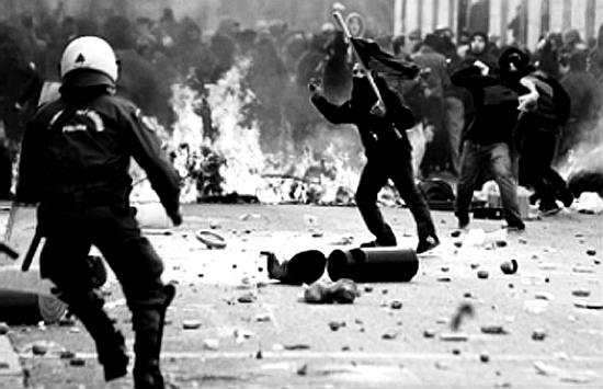 Disturbios en Grecia