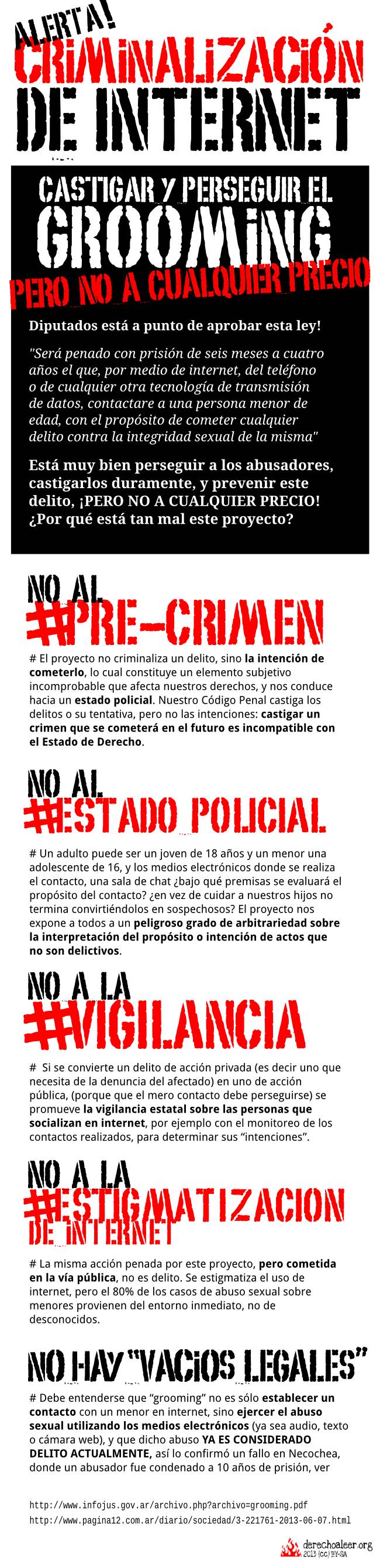 Alerta Criminalización de Internet!