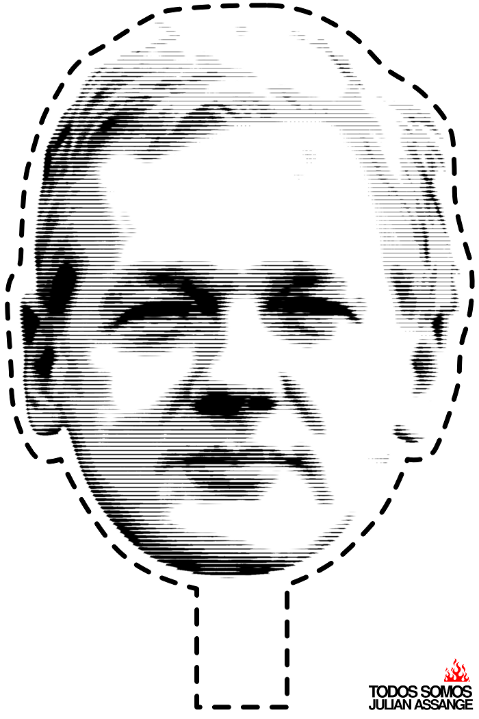 [Julian Assange Mask]